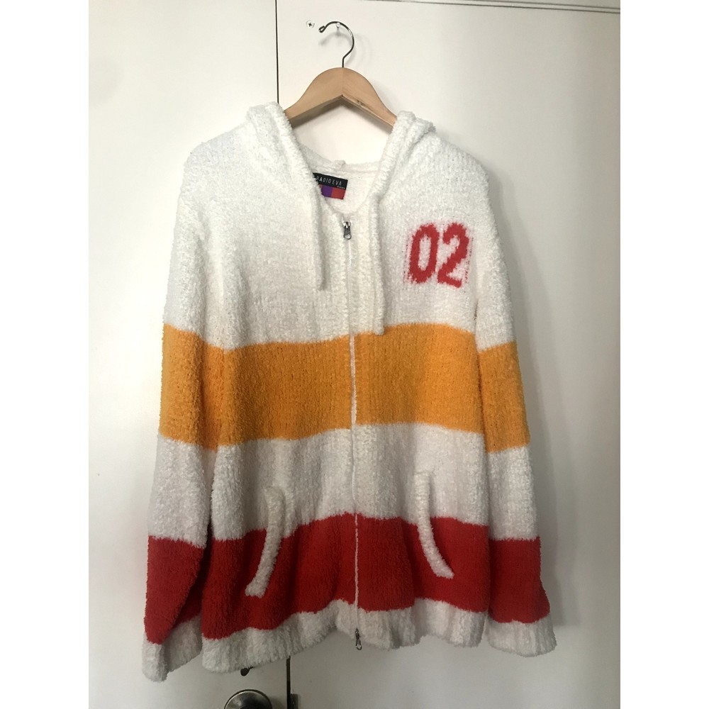 Plug ink RADIO Evangelion EVA 781 RADIO EVA FOAM PARKA MEN'S WHITE Anime Japan